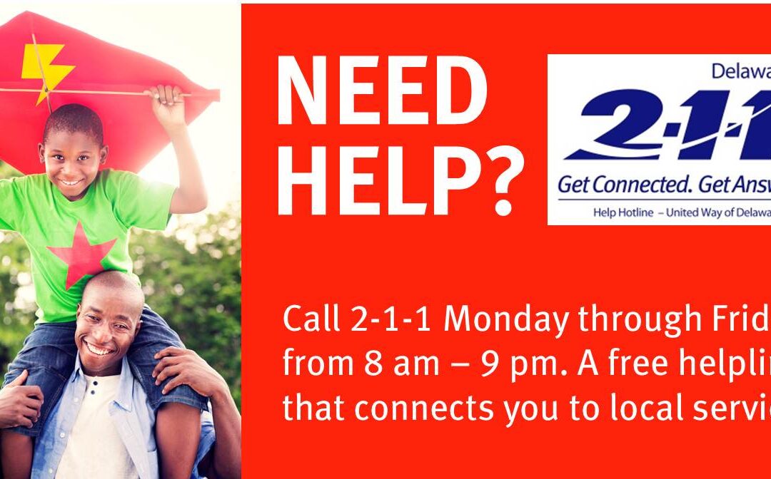 Delaware 211 – Need Help?
