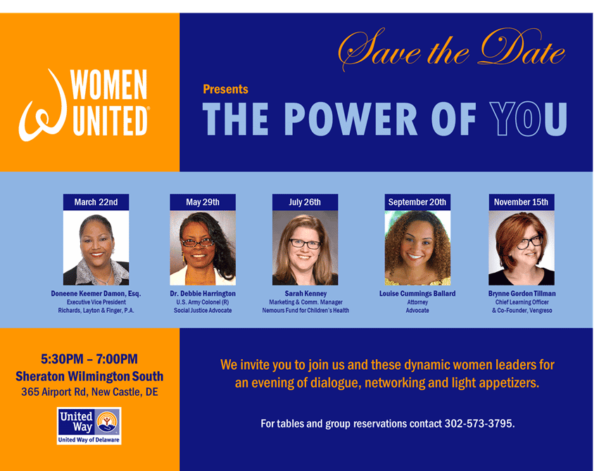Women United – The Power of YOU…Save The Dates