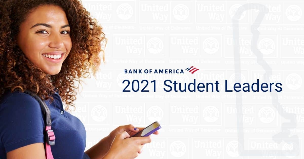Programa de líderes estudiantiles de Bank of America / United Way of Delaware presentado en DETV