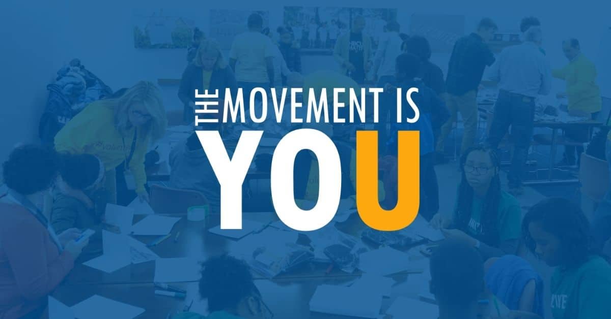 United Way of Delaware - El movimiento eres tú El movimiento eres tú, logotipo - Campaña de recaudación de fondos de United Way of Delaware 2021