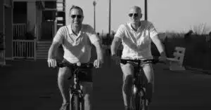 Dan & Bart Riding in Rehoboth