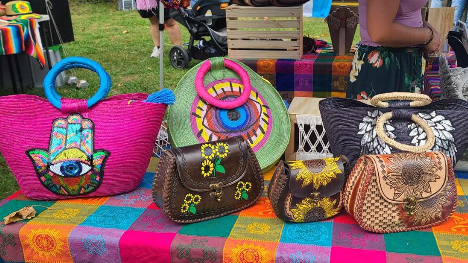 Beautiful bags on display @ HOLA in Dover, DE