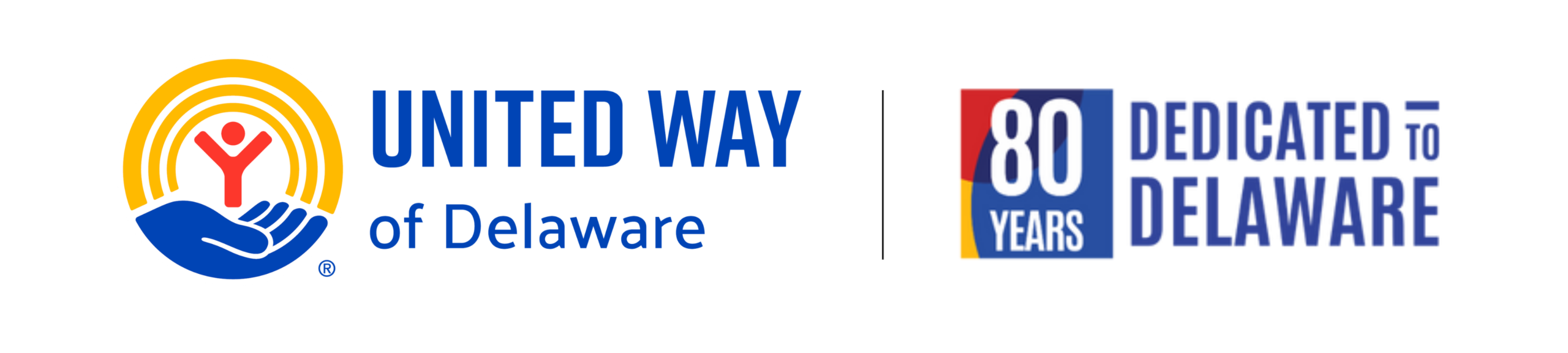 UWDE 80th Anniversary Logo